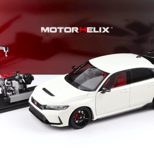 1:18 Motorhelix Honda Civic Type R (FL5) Campeonato blanco 2022 M85301 - Imagen 1