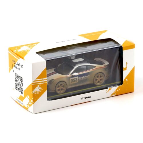 1:43 Spark Porsche 911 (992) Dakar AHEAD #953 Roughroads Dirty Version WAP DEALER - Imagen 3
