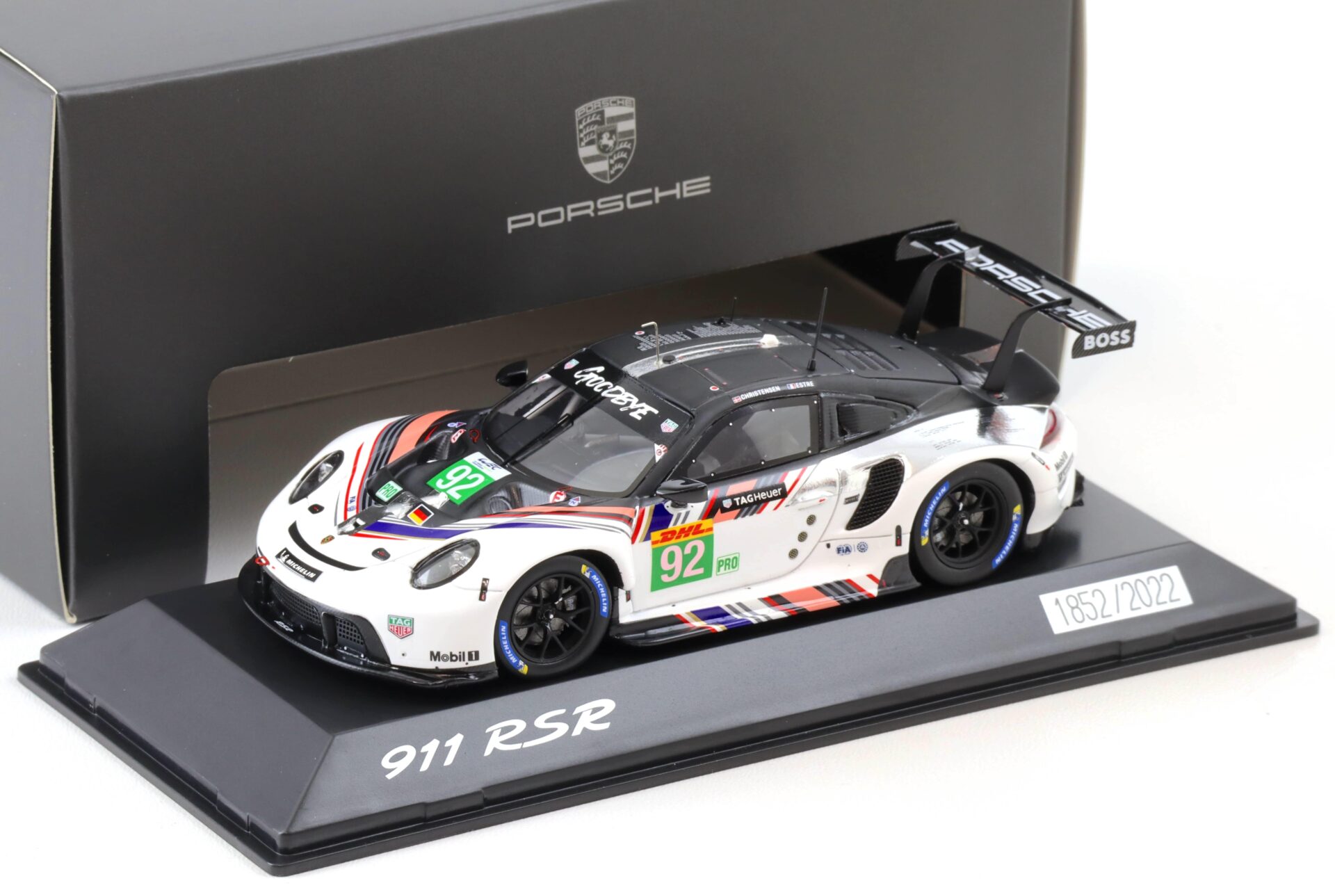 1:43 Spark Porsche 911 (991) RSR #92 WEC Finale 2022 Last Race Goodbye WAP DEALER