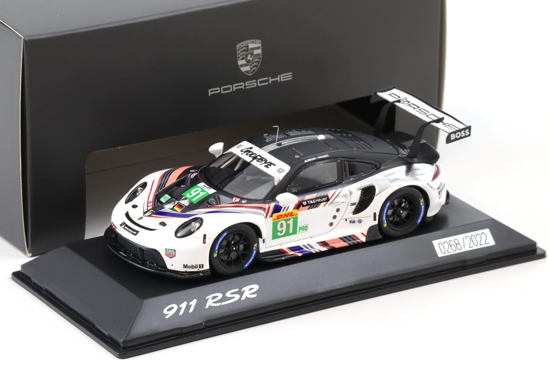 1:43 Spark Porsche 911 (991) RSR #91 WEC Finale 2022 Last Race Goodbye WAP DEALER