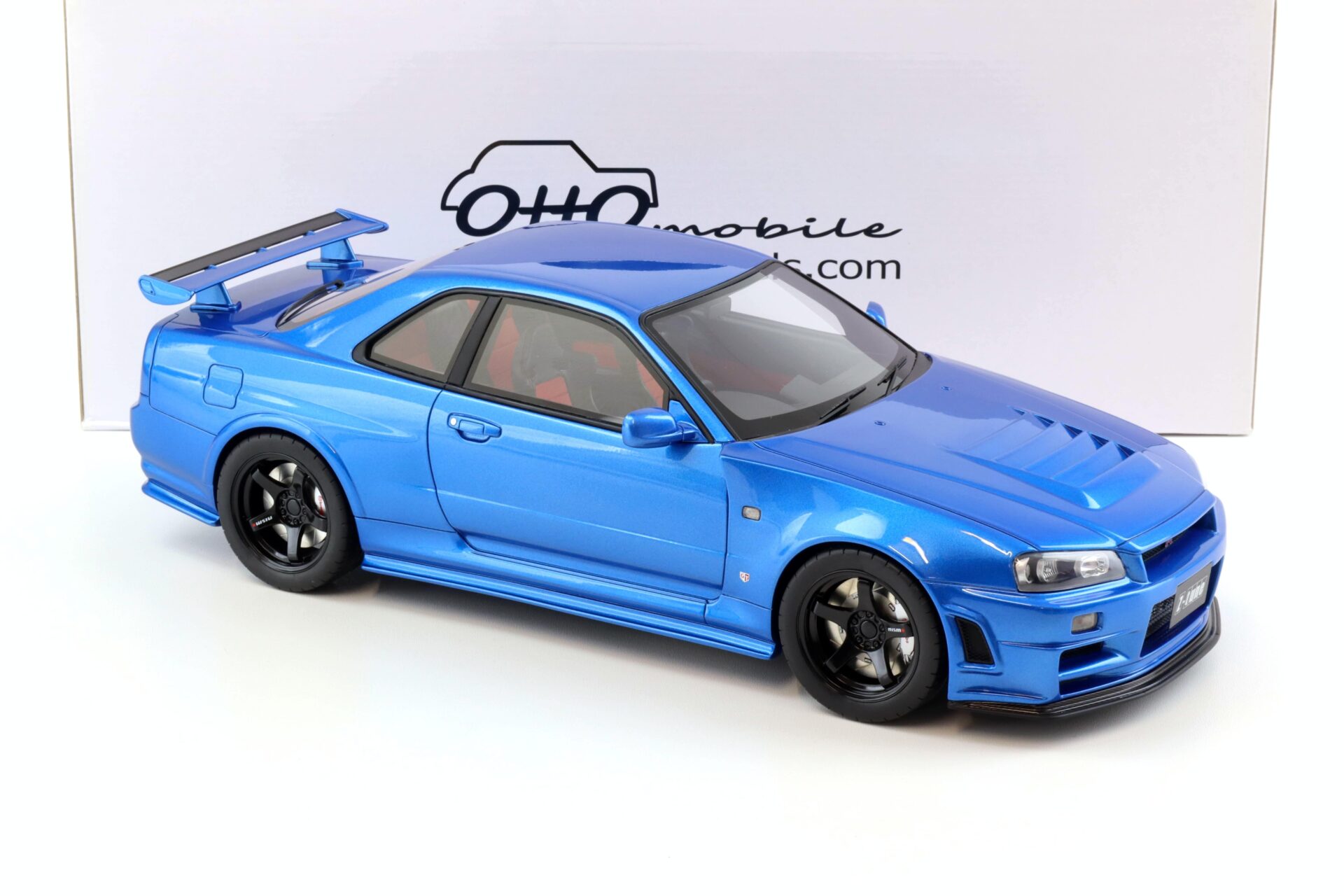 1:12 OTTO mobile G082 Nissan GT-R R34 Z-Tune Bayside blue metallic 2005