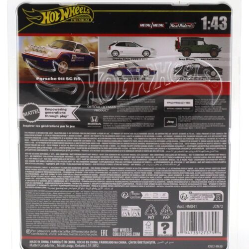 1:43 Hot Wheels Premium 2025 Real Riders JCN72 Porsche 911 SC RS Roughroads #30