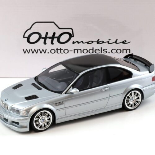 1:18 OTTO mobile OT1128 BMW M3 GTR E46 Street Version Titan silver 2001