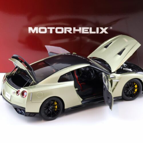 1:18 Motorhelix Nissan GT-R R35 Track Edition by NISMO T-Spec 2022 Millennium Jade