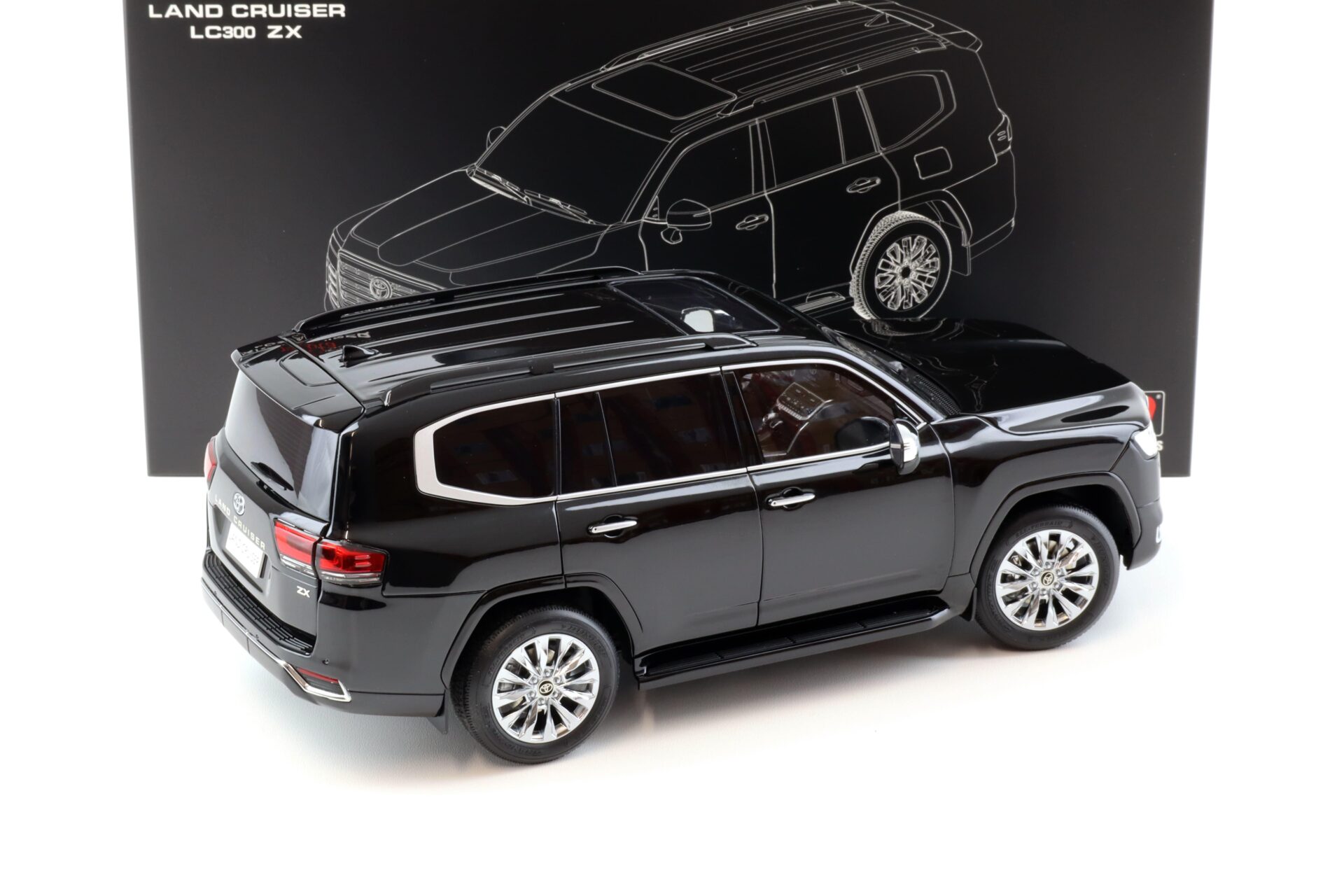 1:18 LCD Models Toyota Land Cruiser LC 300 ZX black LCD18013-ZX-BL