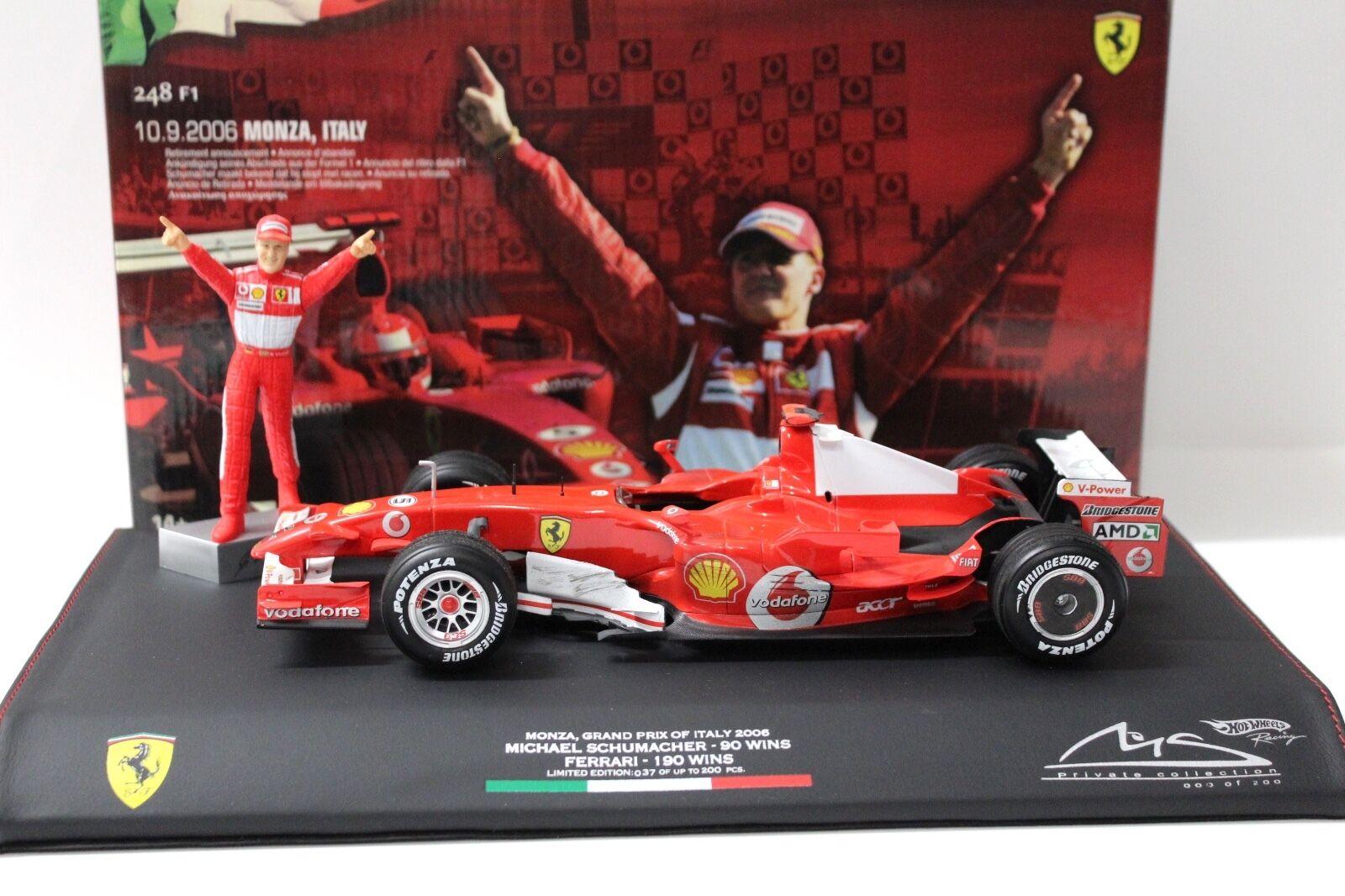ID 32854 orig.jpg 1:18 Hot Wheels Ferrari 248 F1 Monza * SCHUMACHER PRIVATE COLLECTION*