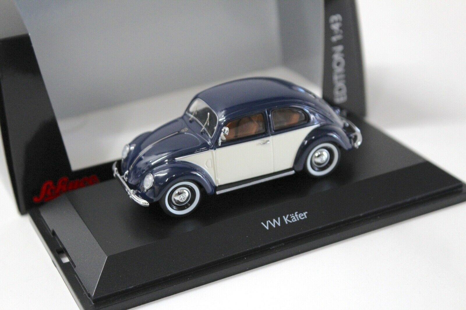 ID 34189 orig.jpg 1:43 Schuco VW Käfer 1200 " Jeans Bug 1982" blue/beige