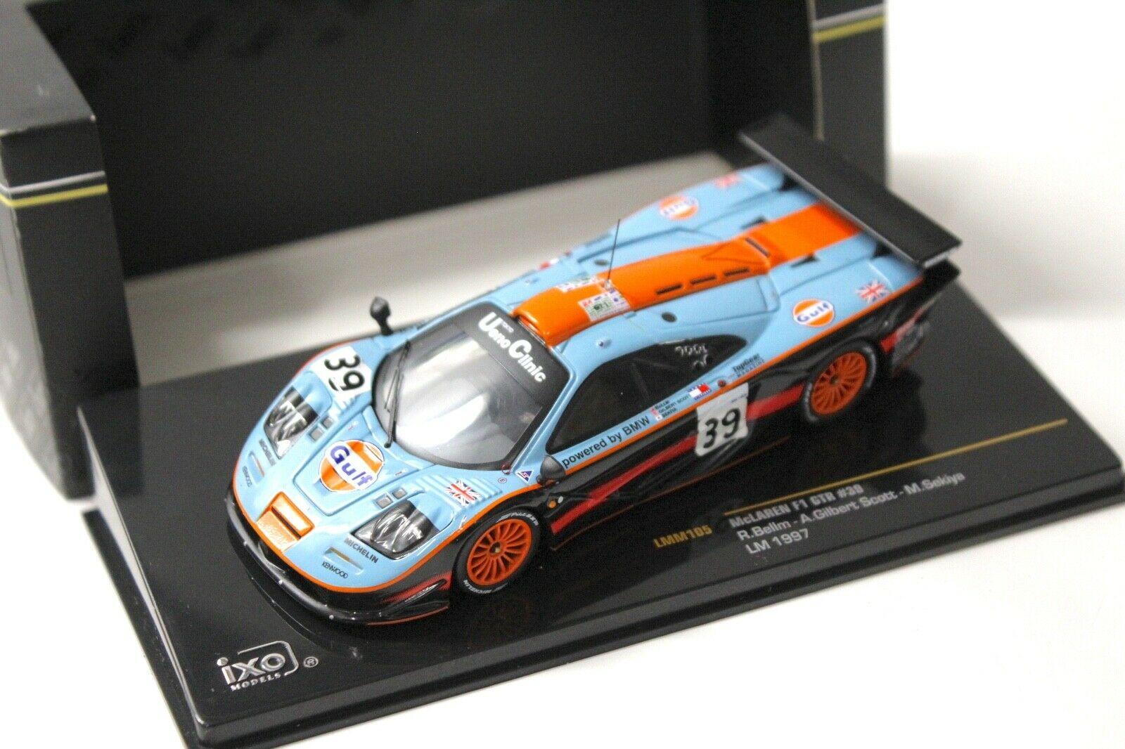 ID 34241 orig.jpg 1:43 IXO McLaren F1 GTR #39 LM 1997 GULF RACING R.Bellm