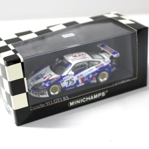 1:43 Minichamps Porsche 911 996 GT3 RS 24h Le Mans 2004 #75 - Image 4