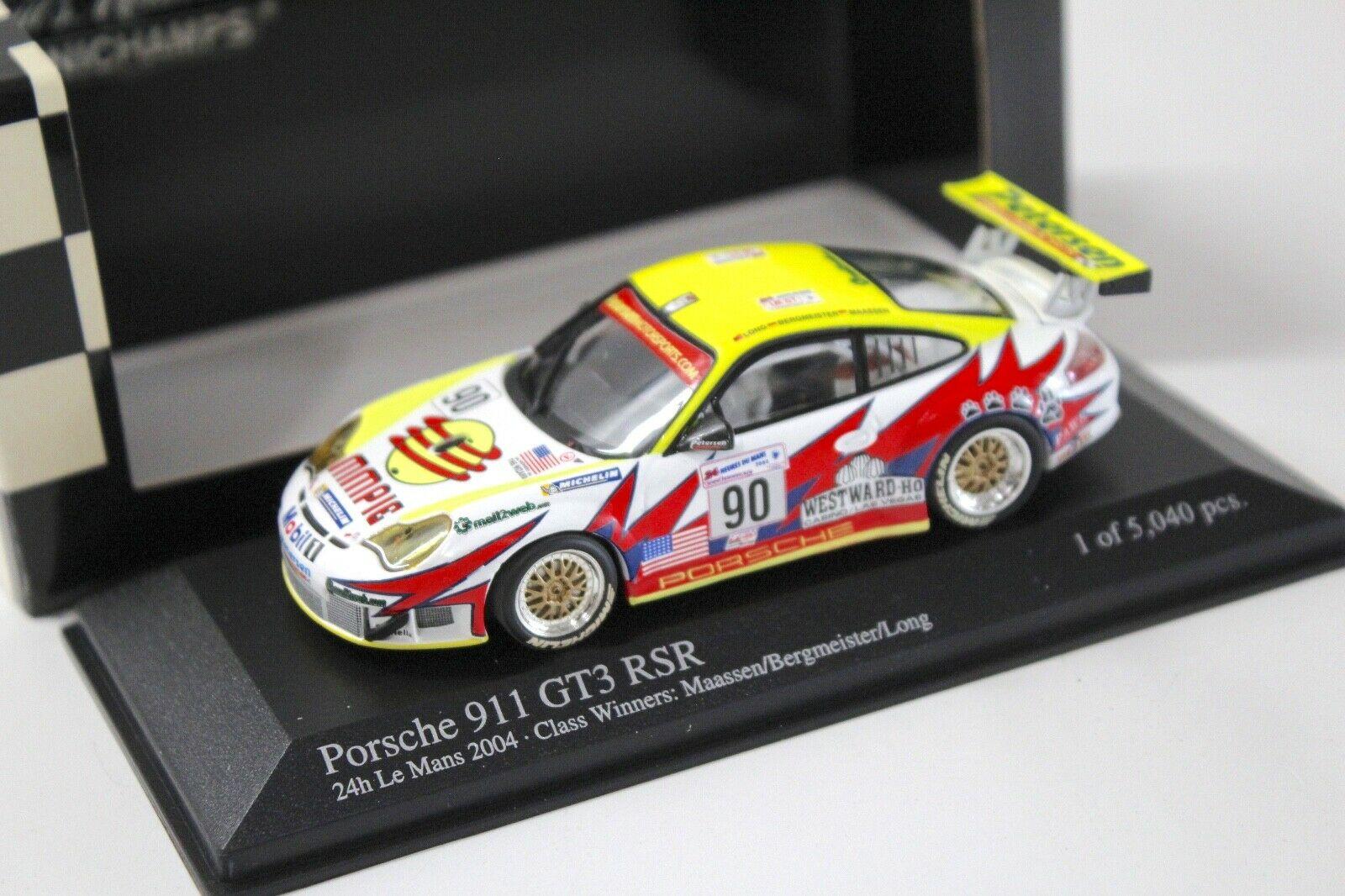 ID 34321 orig 1.jpg 1:43 Minichamps Porsche 911 996 GT3 RSR 24h Le Mans 2004 #90