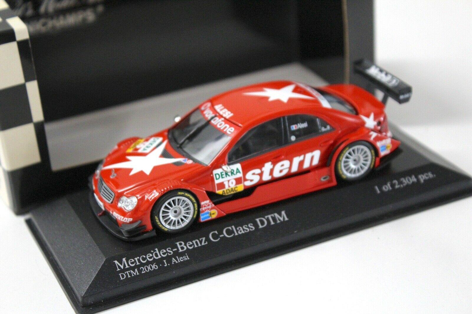 1:43 Minichamps Mercedes C-Klasse DTM 2006 Alesi #10