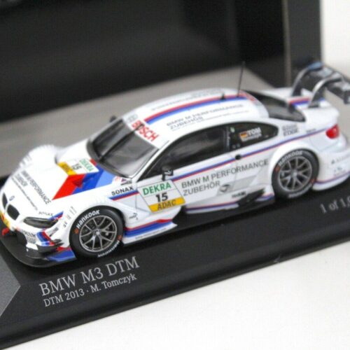 1:43 Minichamps BMW M3 DTM (E92) 2013 M.Tomcyzk #15 white