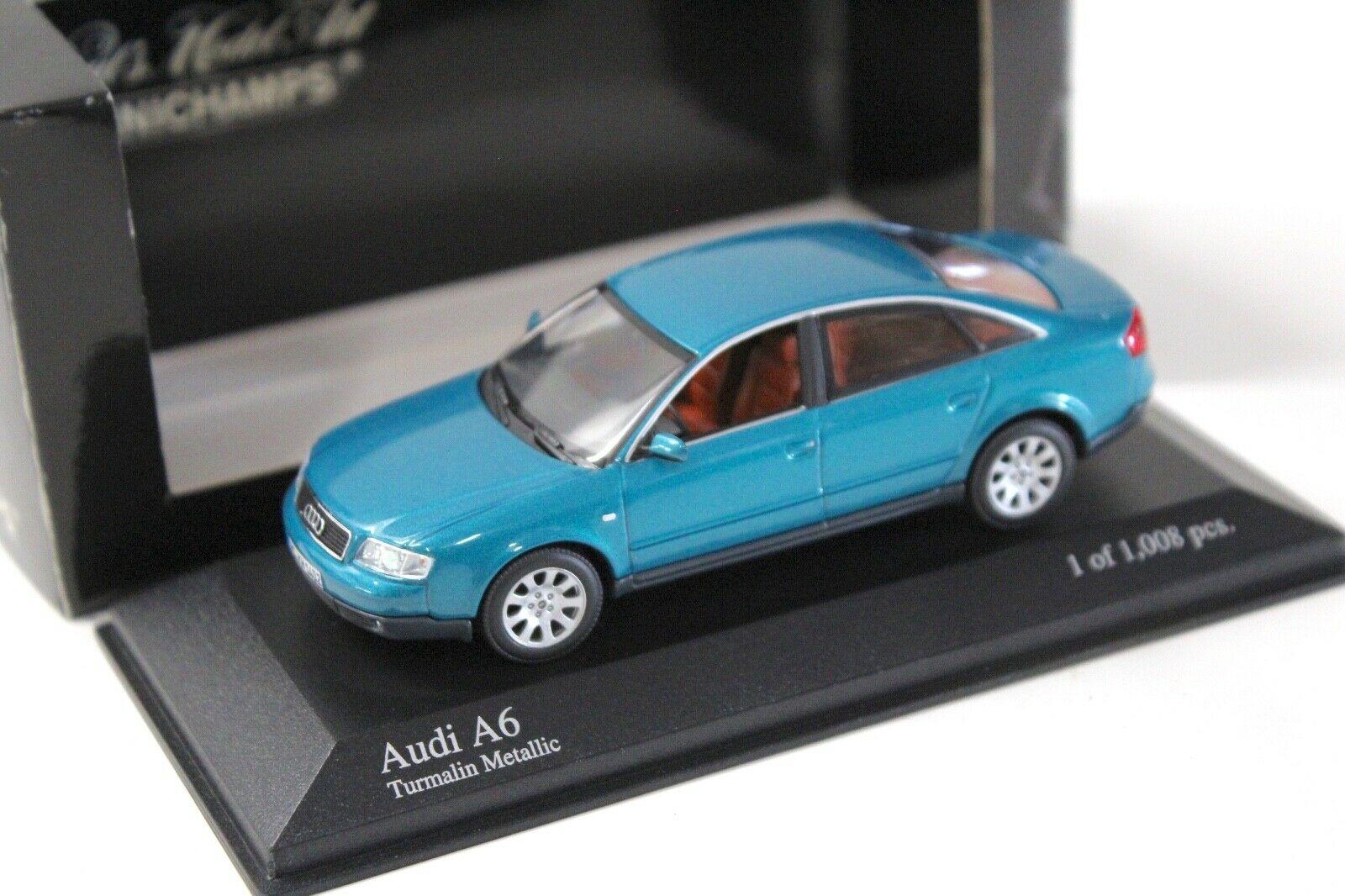 ID 34716 orig.jpg 1:43 Minichamps Audi A6 C5 Limousine Turmalin Metallic