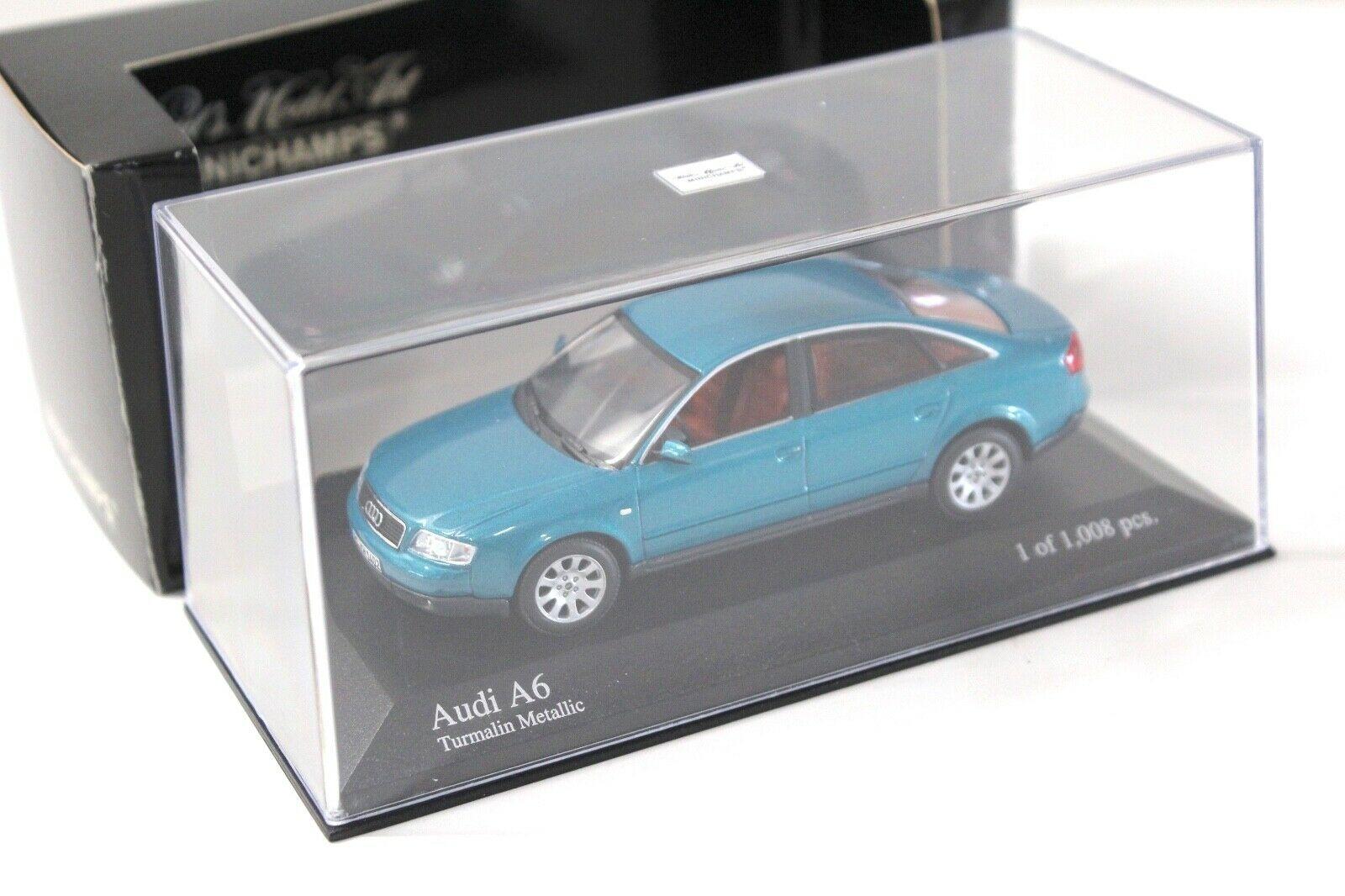 1:43 Minichamps Audi A6 C5 Limousine Turmalin Metallic