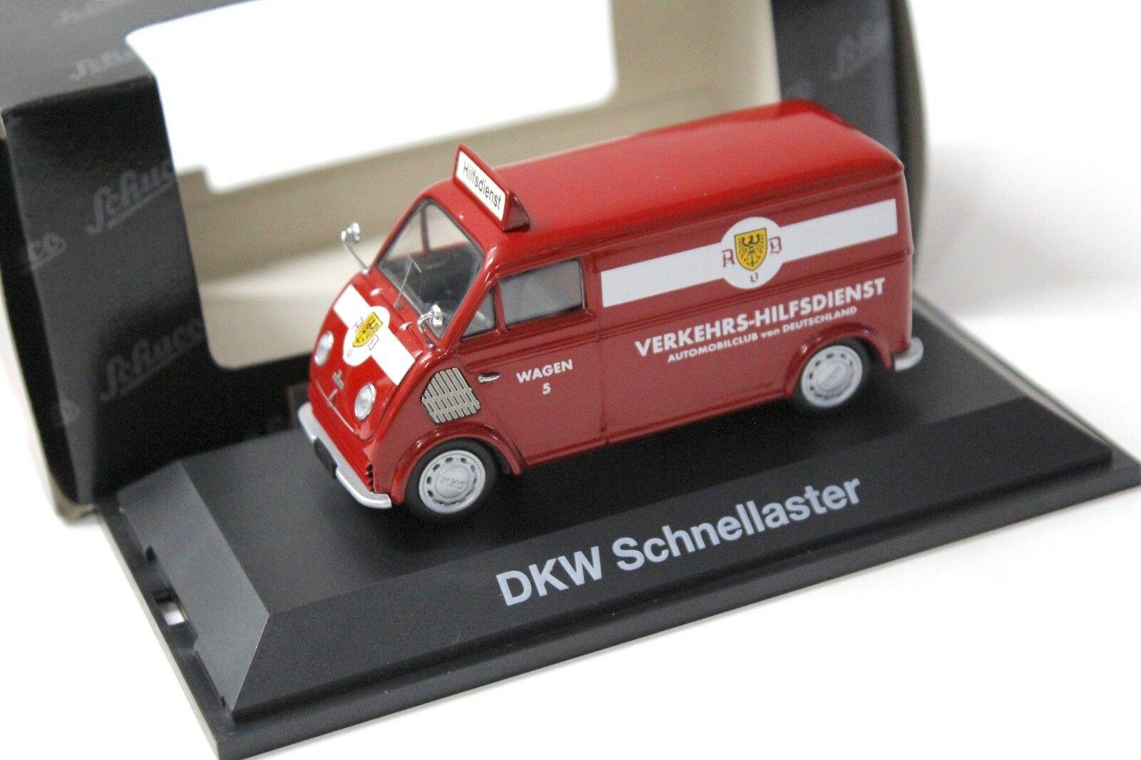 ID 34948 orig.jpg 1:43 Schuco DKW Schnelllaster Verkehrs-Hilfe *AVD* SP red
