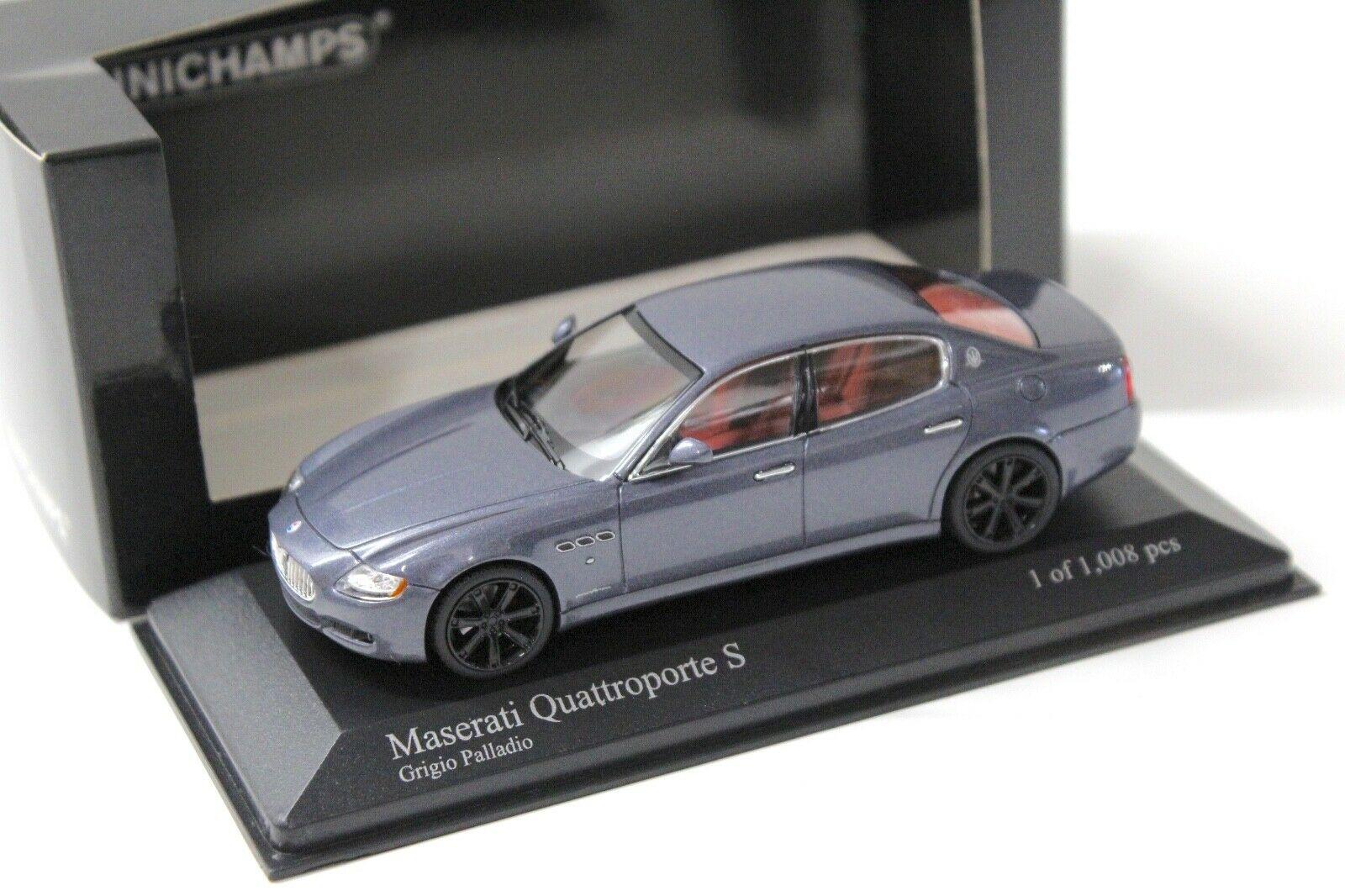 ID 35055 orig 1.jpg 1:43 Minichamps Maserati Quattroporte S Grigio Palladio grey