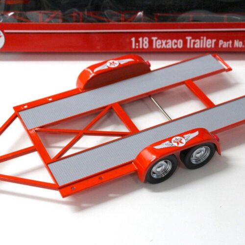 1:18 GMP Trailer/ Anhänger *TEXACO* mit Reifenregal red