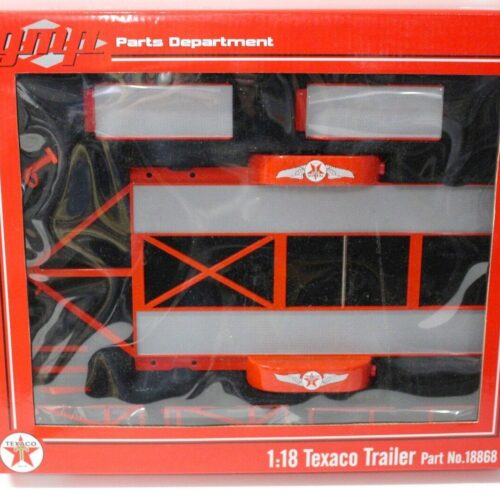 1:18 GMP Trailer/ Anhänger *TEXACO* mit Reifenregal red
