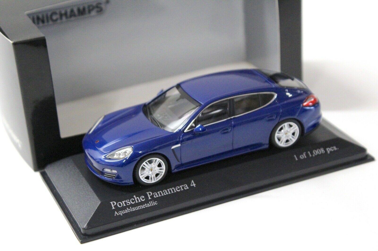 ID 35358 orig 1.jpg 1:43 Minichamps Porsche Panamera 4 Aqua blue