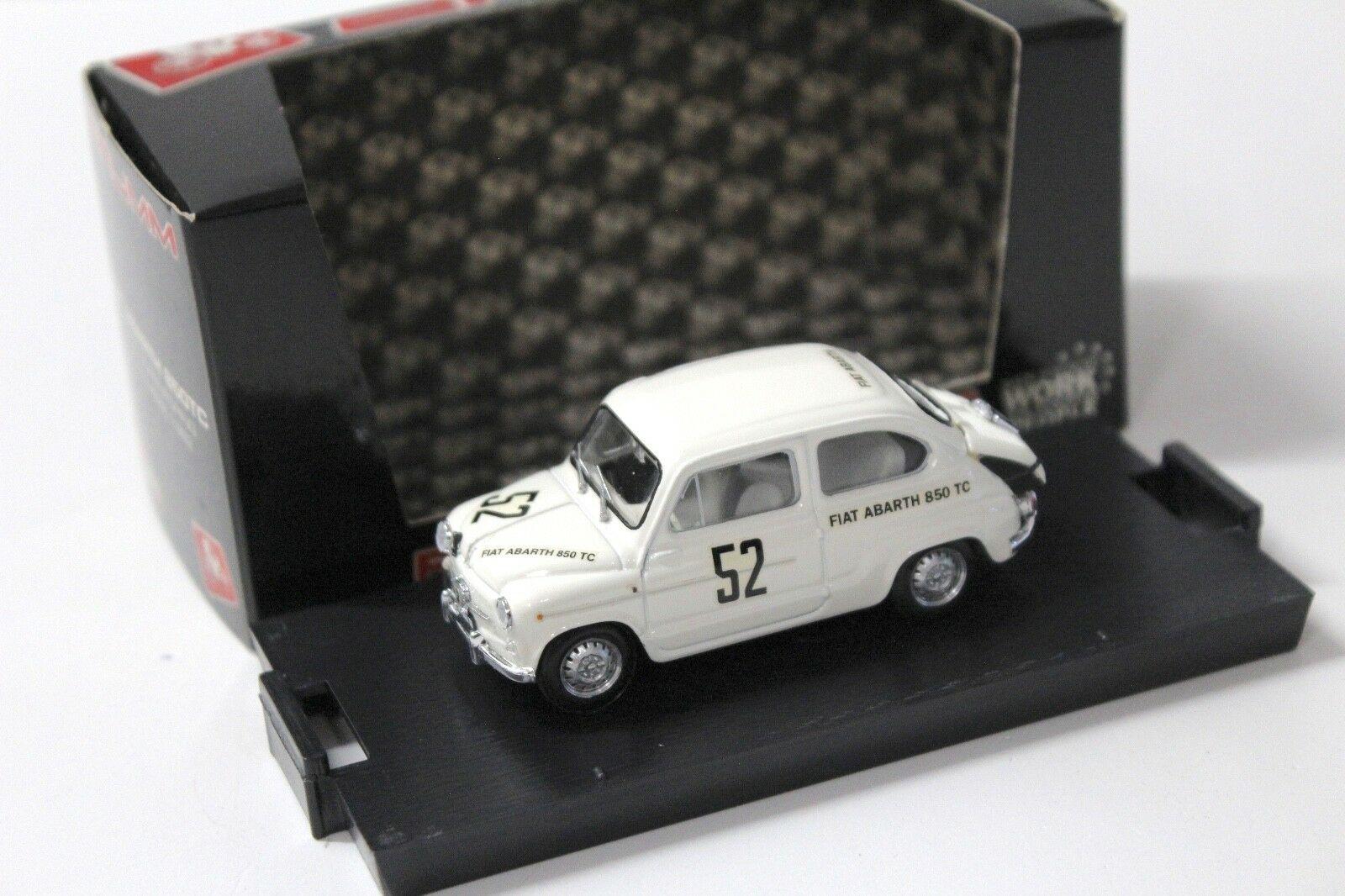 ID 35660 orig 2.jpg 1:43 Brumm Fiat Abarth 850TC 1962 NR #52 white