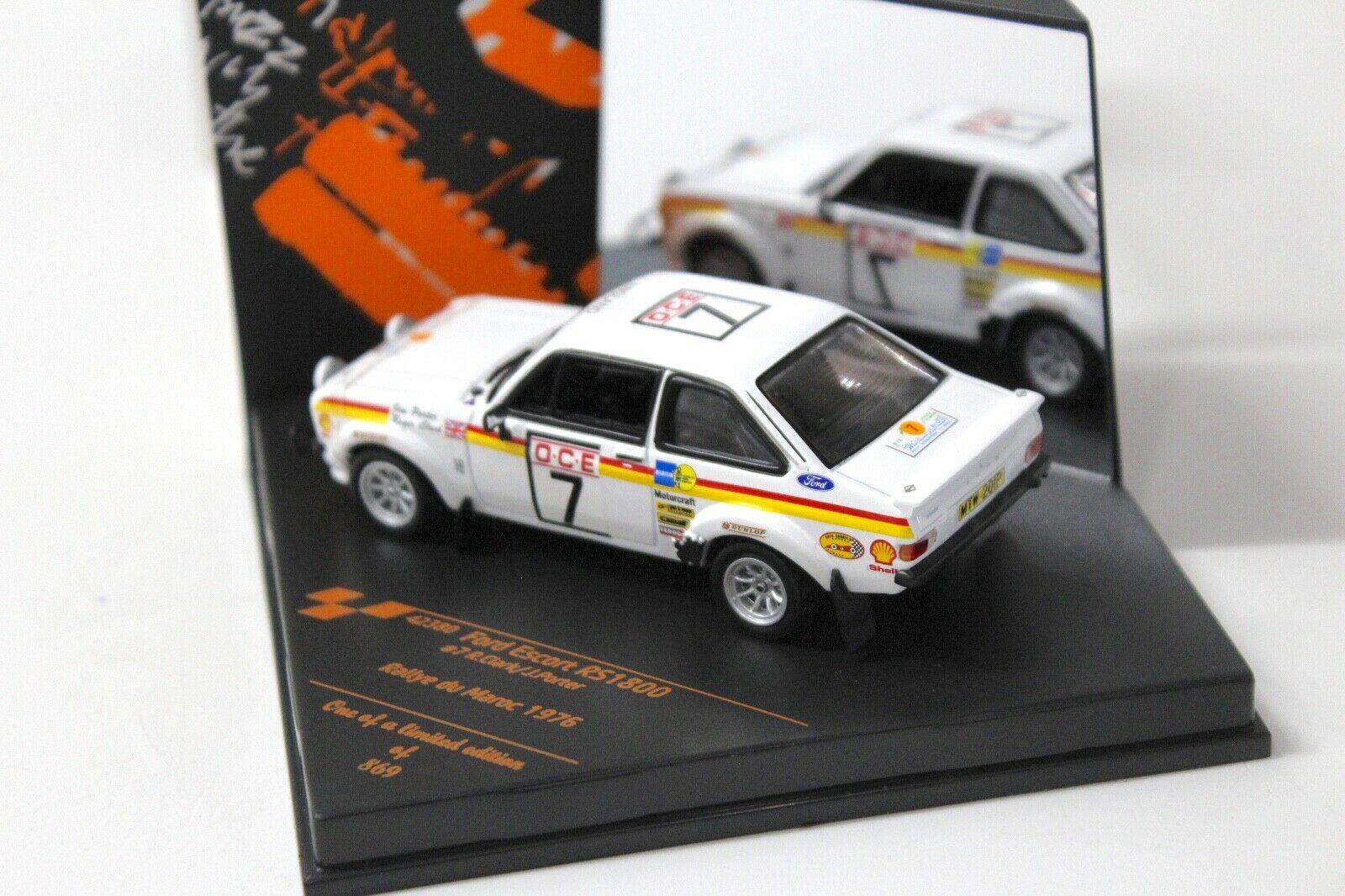 1:43 Vitesse Ford Escort RS1800 #7 Clark Rally du Maroc
