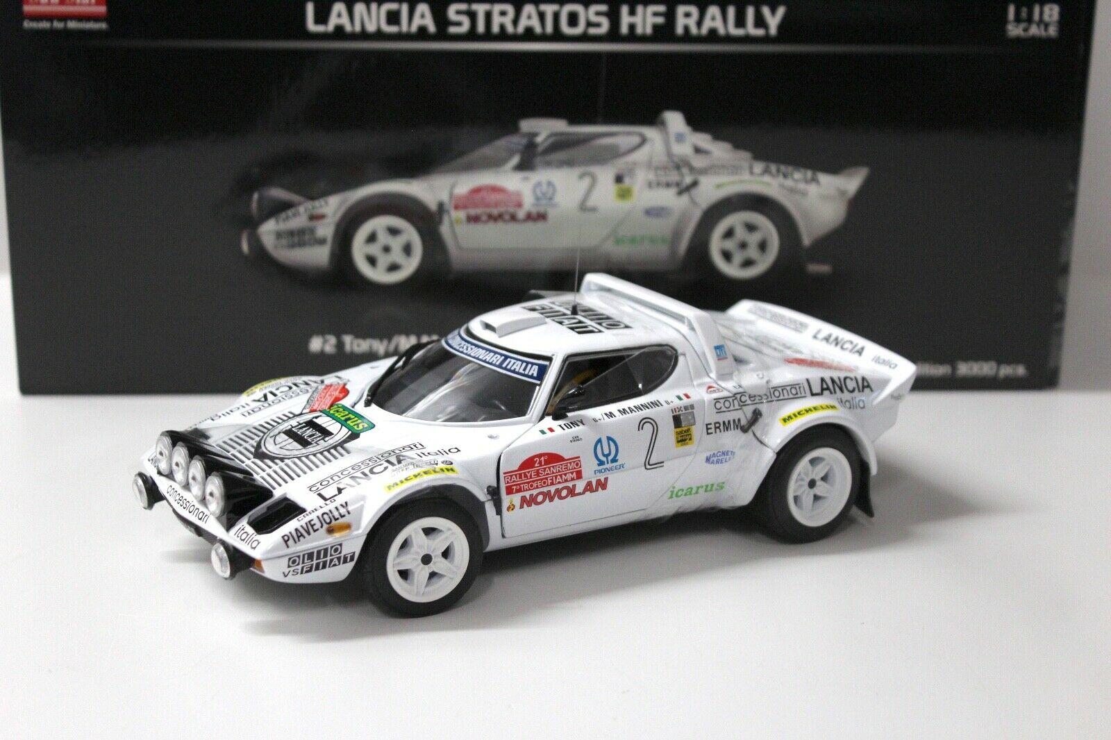 ID 36048 orig 1.jpg 1:18 SunStar Lancia Stratos HF Rally Sanremo 1979 #2 white