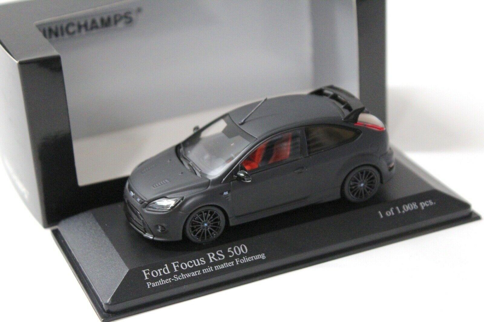 ID 36060 orig 1.jpg 1:43 Minichamps Ford Focus RS 500 Panther black matt