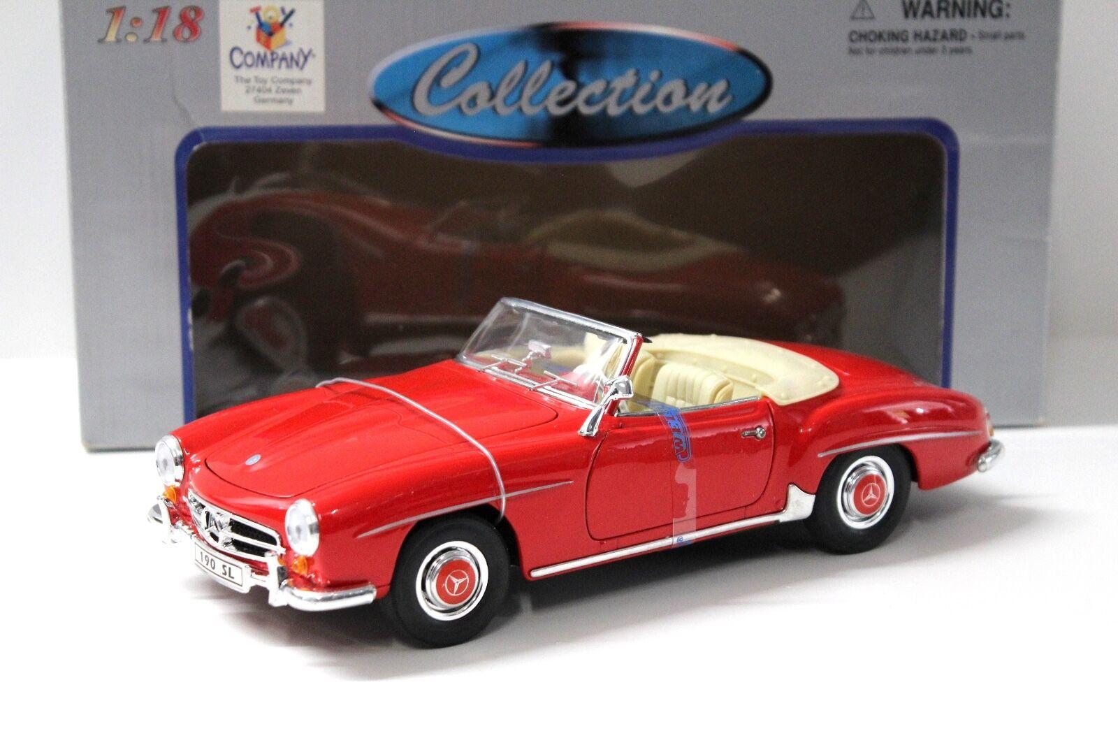 ID 36481 orig 1.jpg 1:18 Welly Mercedes 190SL Cabrio 1955 red