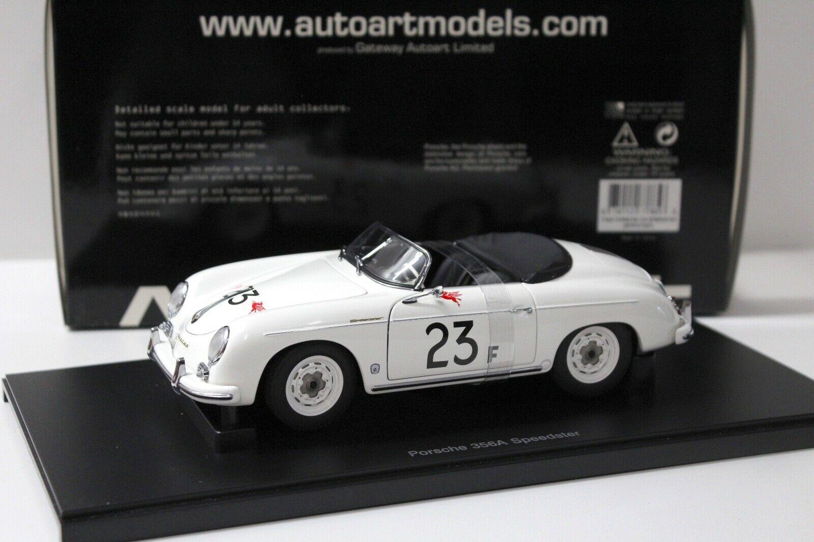 1:18 AUTOart Porsche 356A Speedster #23F James Dean white