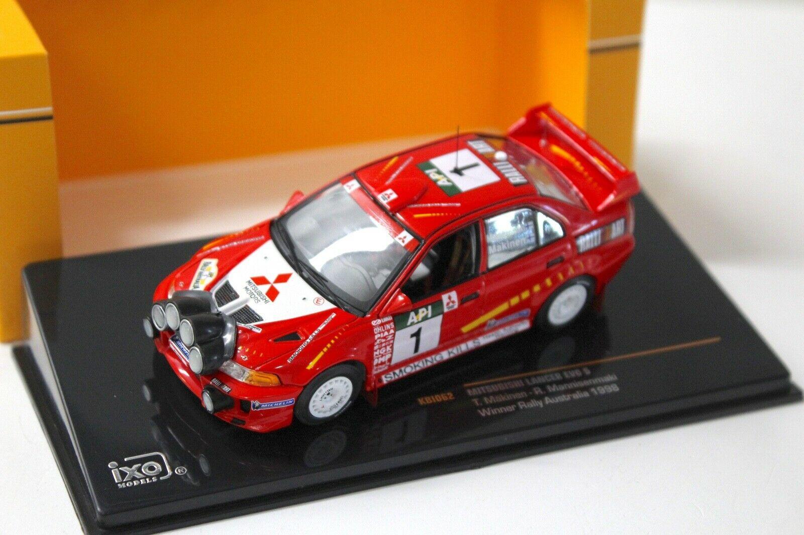 ID 36927 orig 1.jpg 1:43 IXO Mitsubishi Lancer Evo 5 Winner Rally Australia 1998 #1 Makinen
