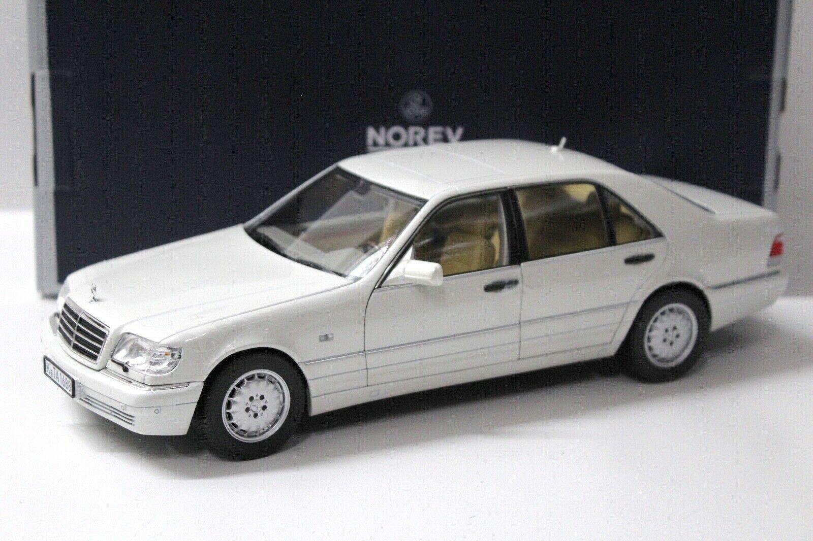 ID 36988 orig.jpg 1:18 Norev Mercedes S320 S-Klasse W140 Limousine white