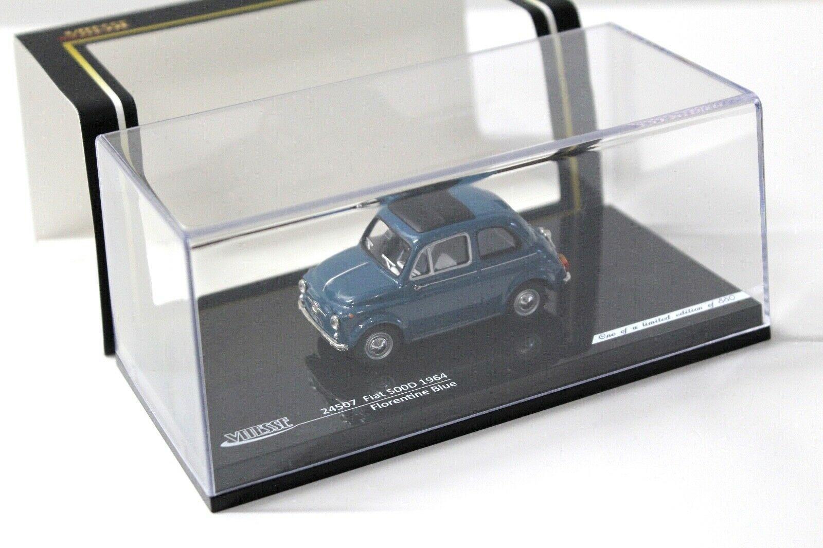 1:43 Vitesse Fiat 500D 1964 Florentine blue