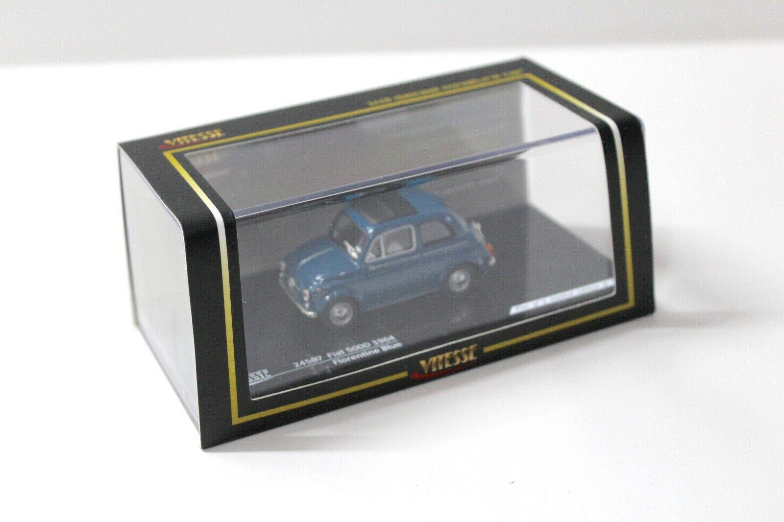 1:43 Vitesse Fiat 500D 1964 Florentine blue