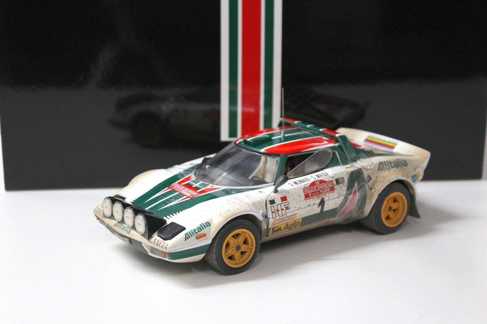 ID 37791 orig 1.jpg 1:18 SunStar 1976 Lancia Stratos HF Rally Sanremo Muddy Version