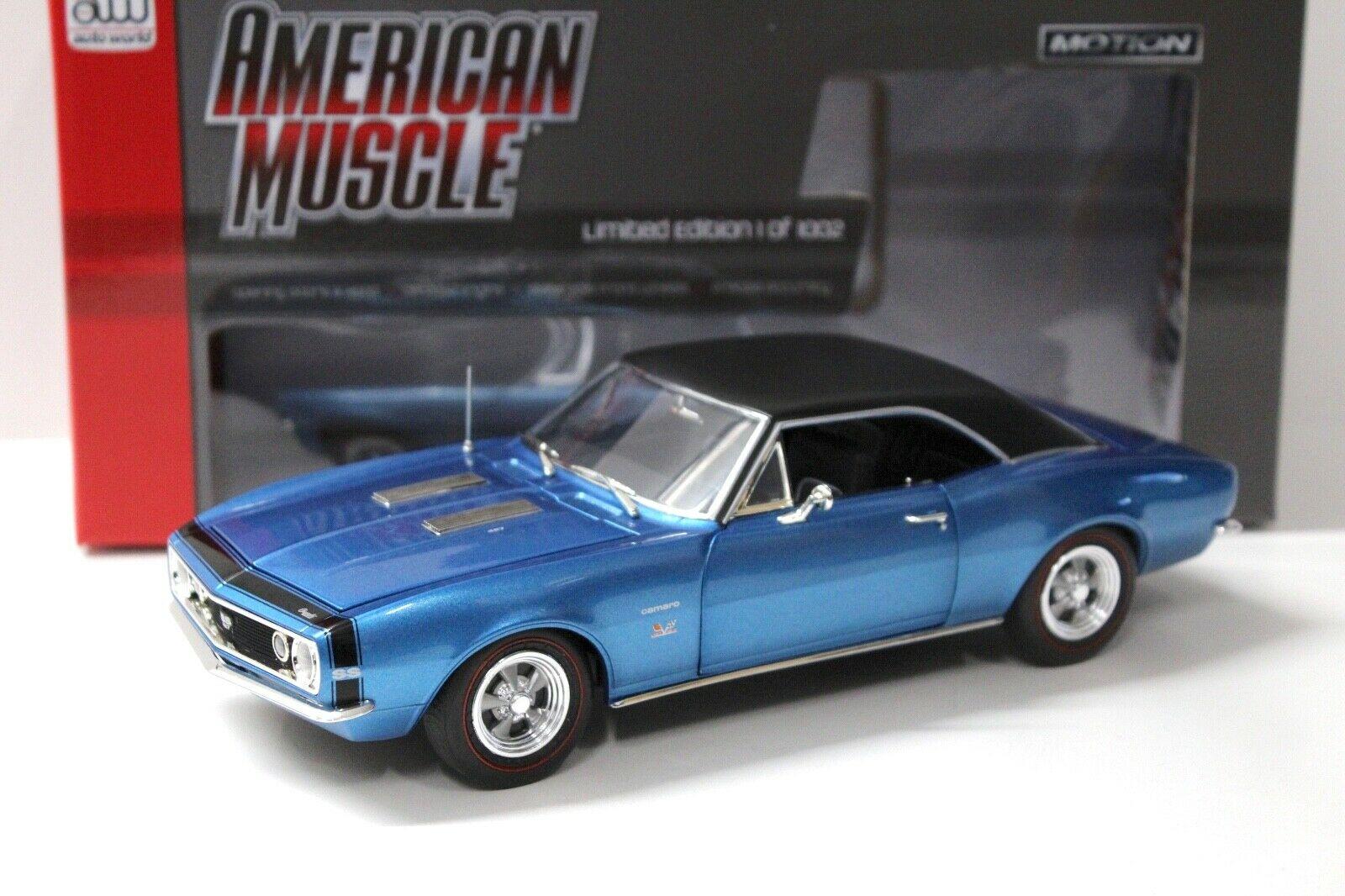 ID 37938 orig 1.jpg 1:18 Auto World Chevrolet Camaro SS 427 Baldwin Motion blue