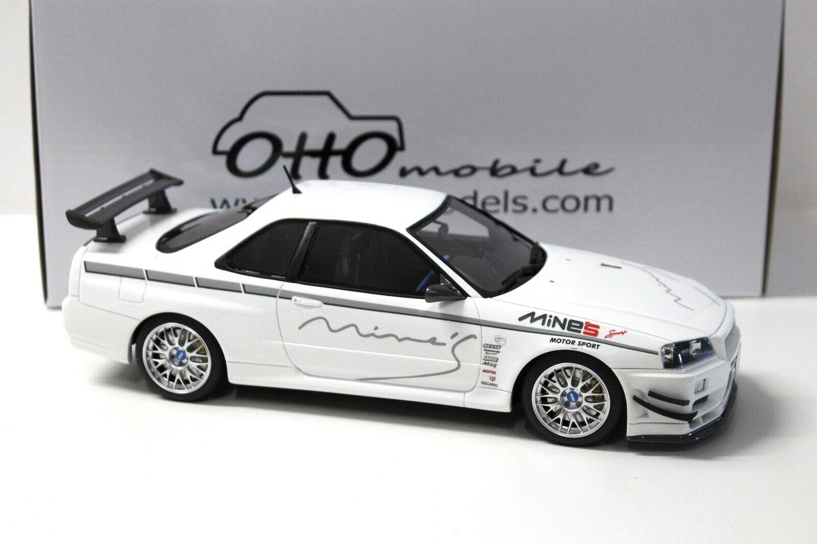 1:18 OTTO mobile OT760 Nissan Skyline GT-R R34 Mine´s white