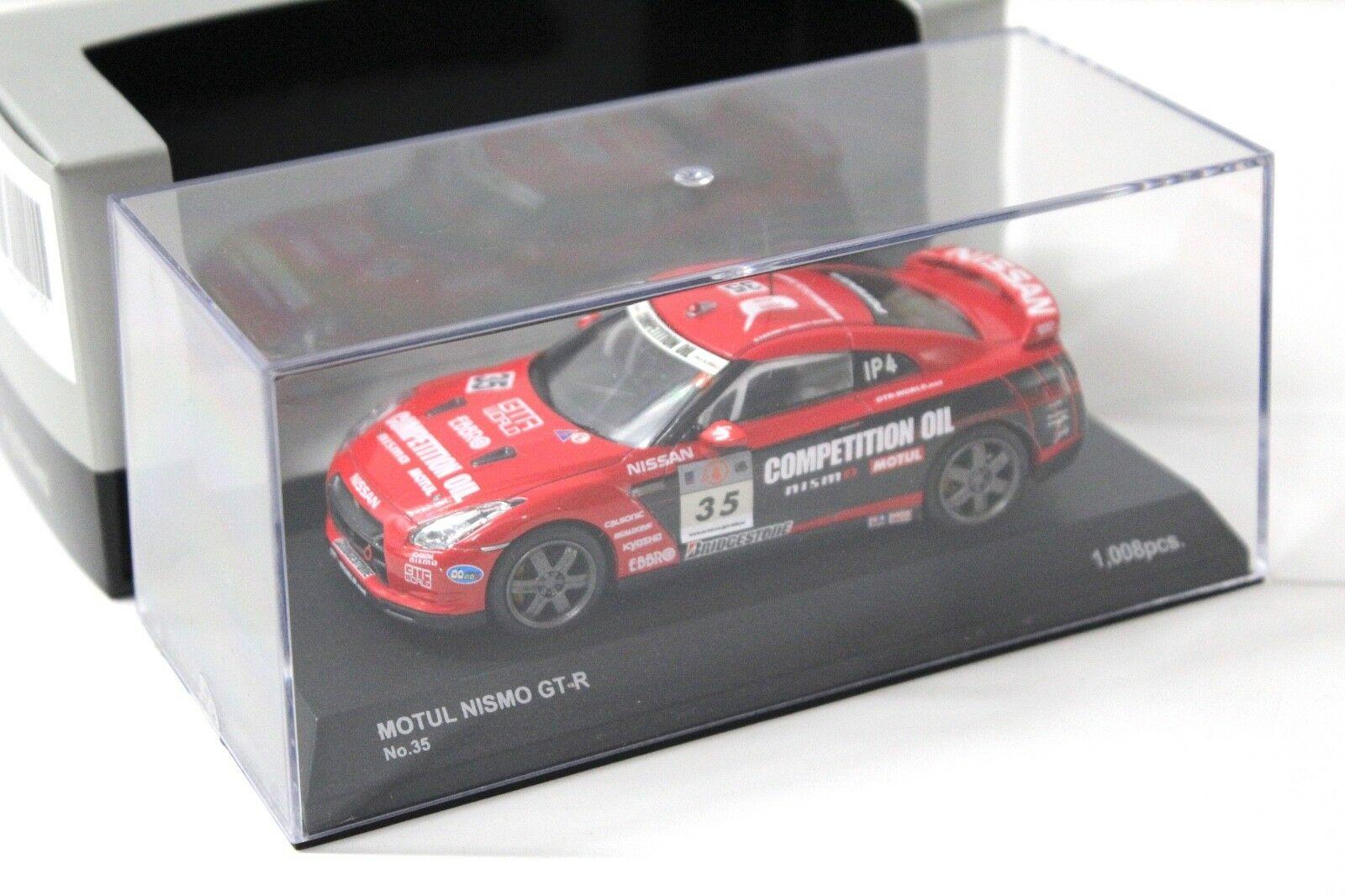 1:43 Kyosho Nissan NISMO GT-R R35 MOTUL #35 red