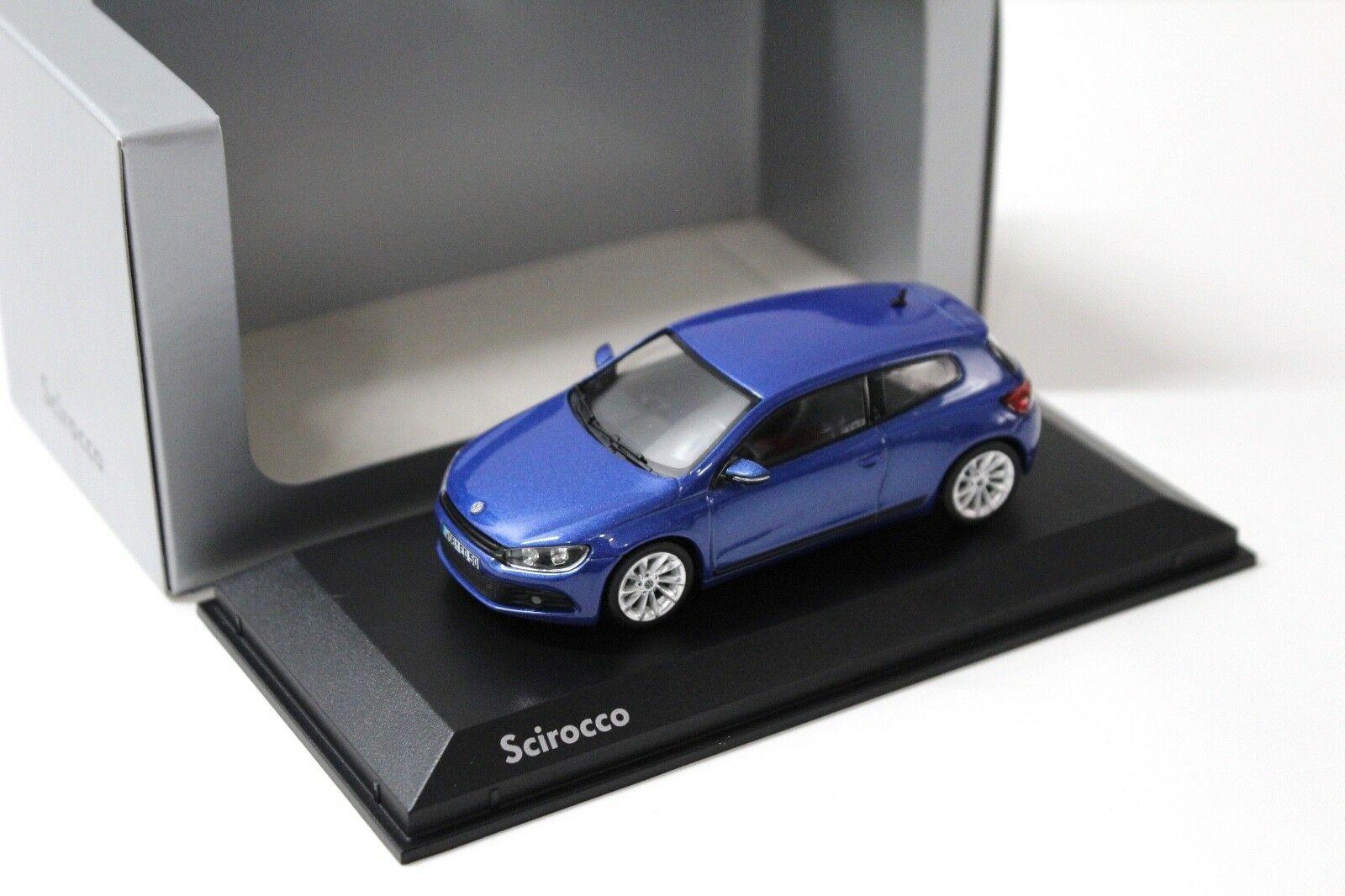 ID 39218 orig 1.jpg 1:43 Norev VW Scirocco 3 blue 2008 DEALER VERSION