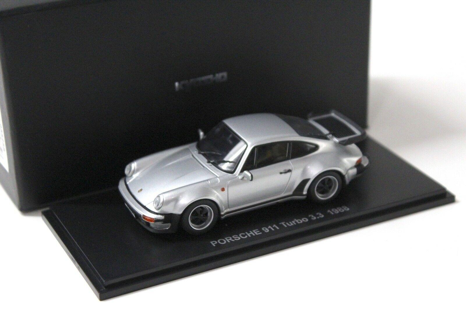 ID 39362 orig.jpg 1:43 Kyosho Porsche 911 930 Turbo 3.3 silver 1988