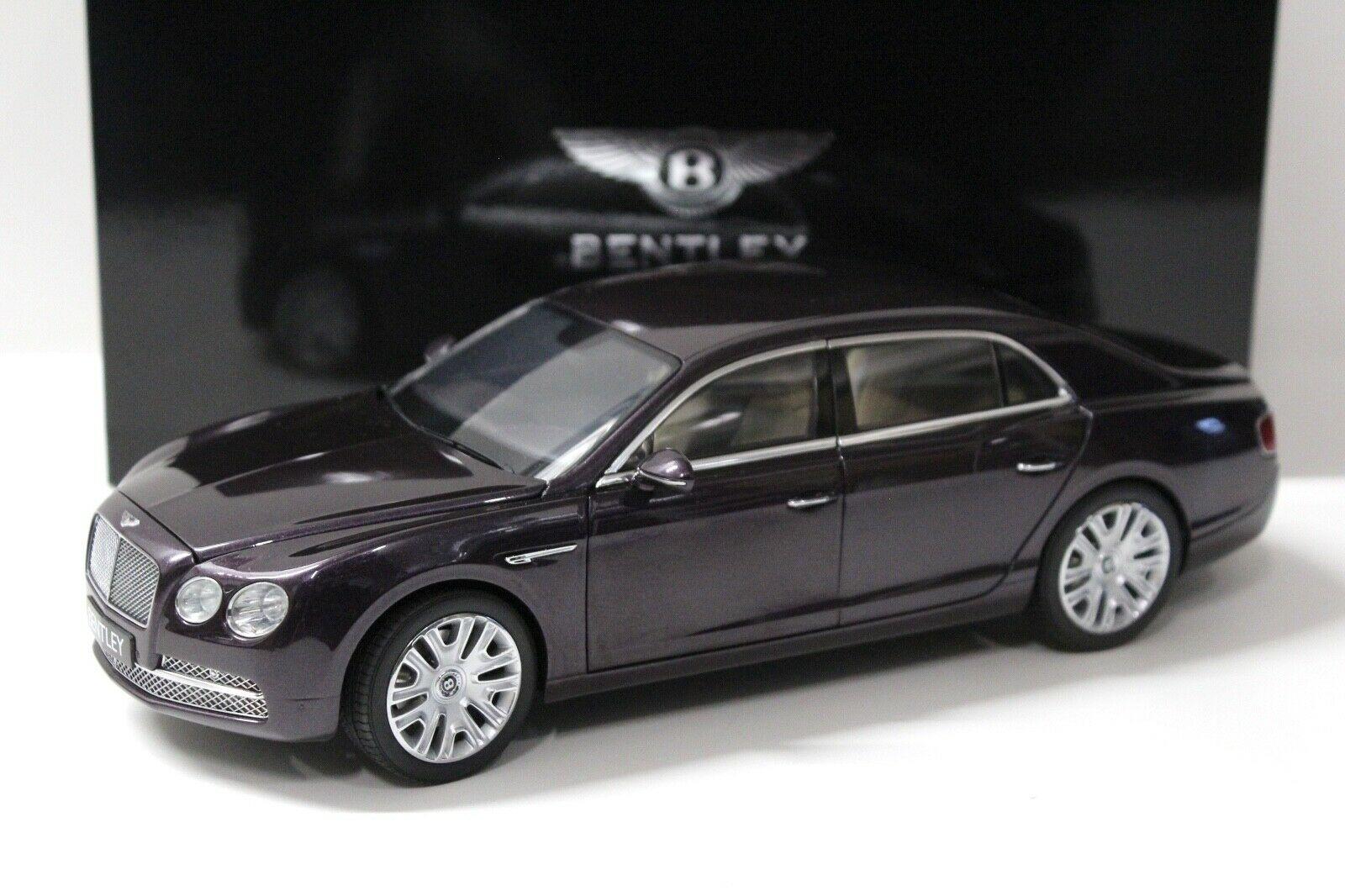 ID 39679 orig.jpg 1:18 Kyosho Bentley Flying Spur W12 Damson DEALER VERSION