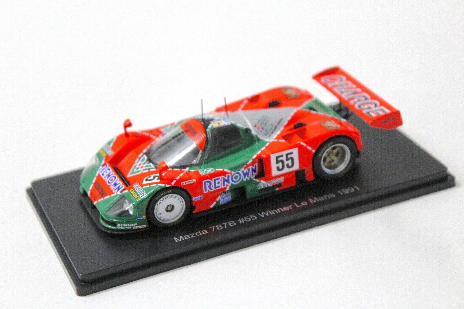 ID 41138 orig 1.jpg 1:43 Spark Mazda 787B Winner Le Mans 1991 #55 Weidler