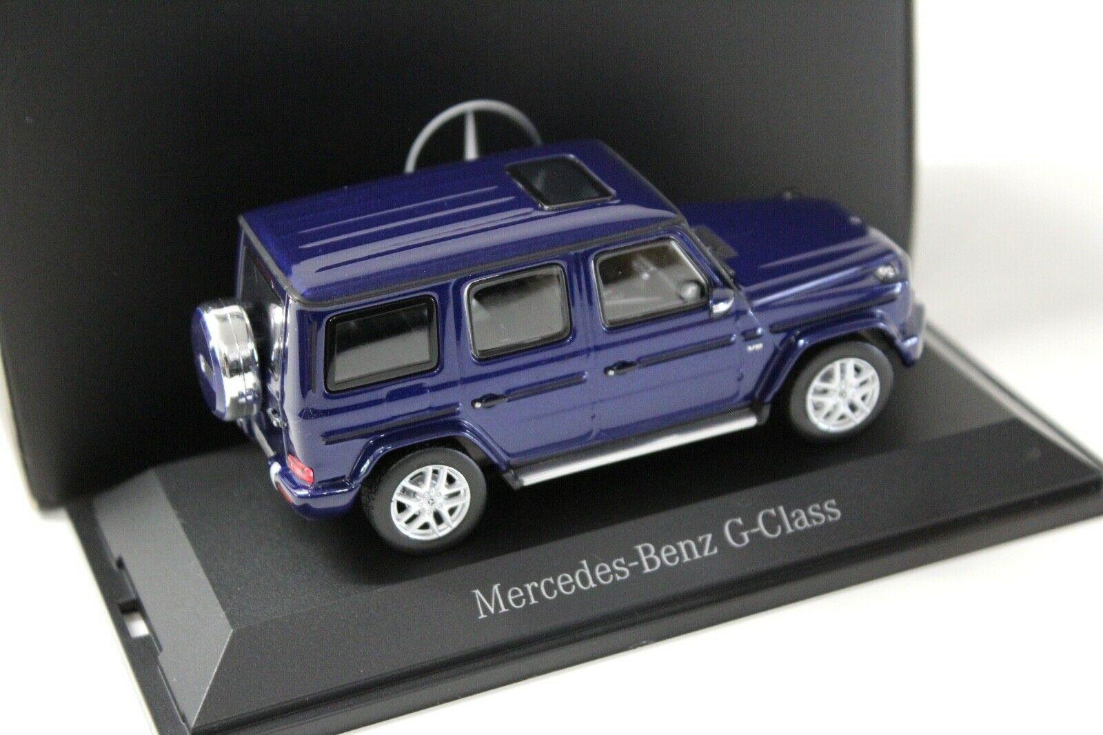 1:43 Norev Mercedes G-Klasse W463 blue 2018 DEALER VERSION
