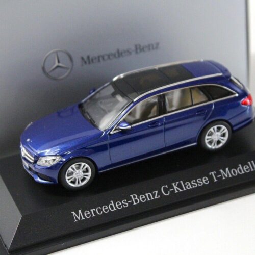 1:43 Norev Mercedes C-Klasse T-Modell Avantgarde blue DEALER VERSION