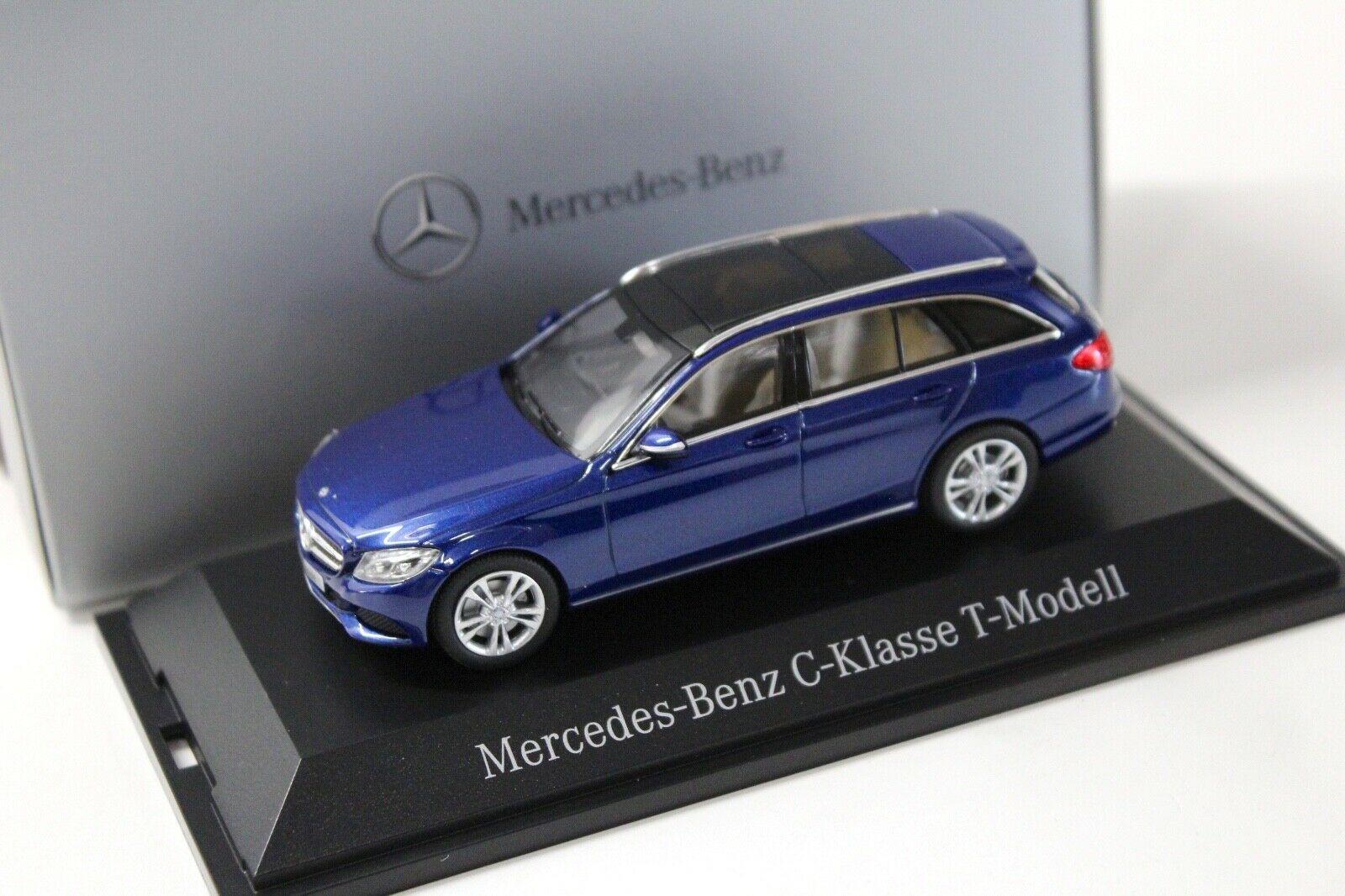 ID 41180 orig.jpg 1:43 Norev Mercedes C-Klasse T-Modell Avantgarde blue DEALER VERSION