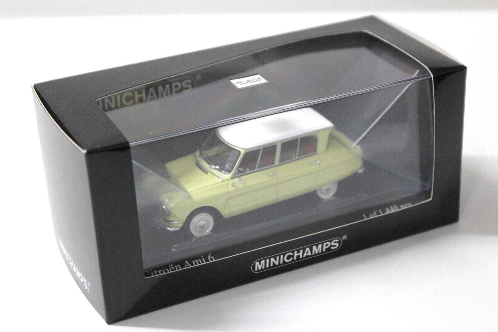 1:43 Minichamps Citroen Ami 6 yellow/ white 1964