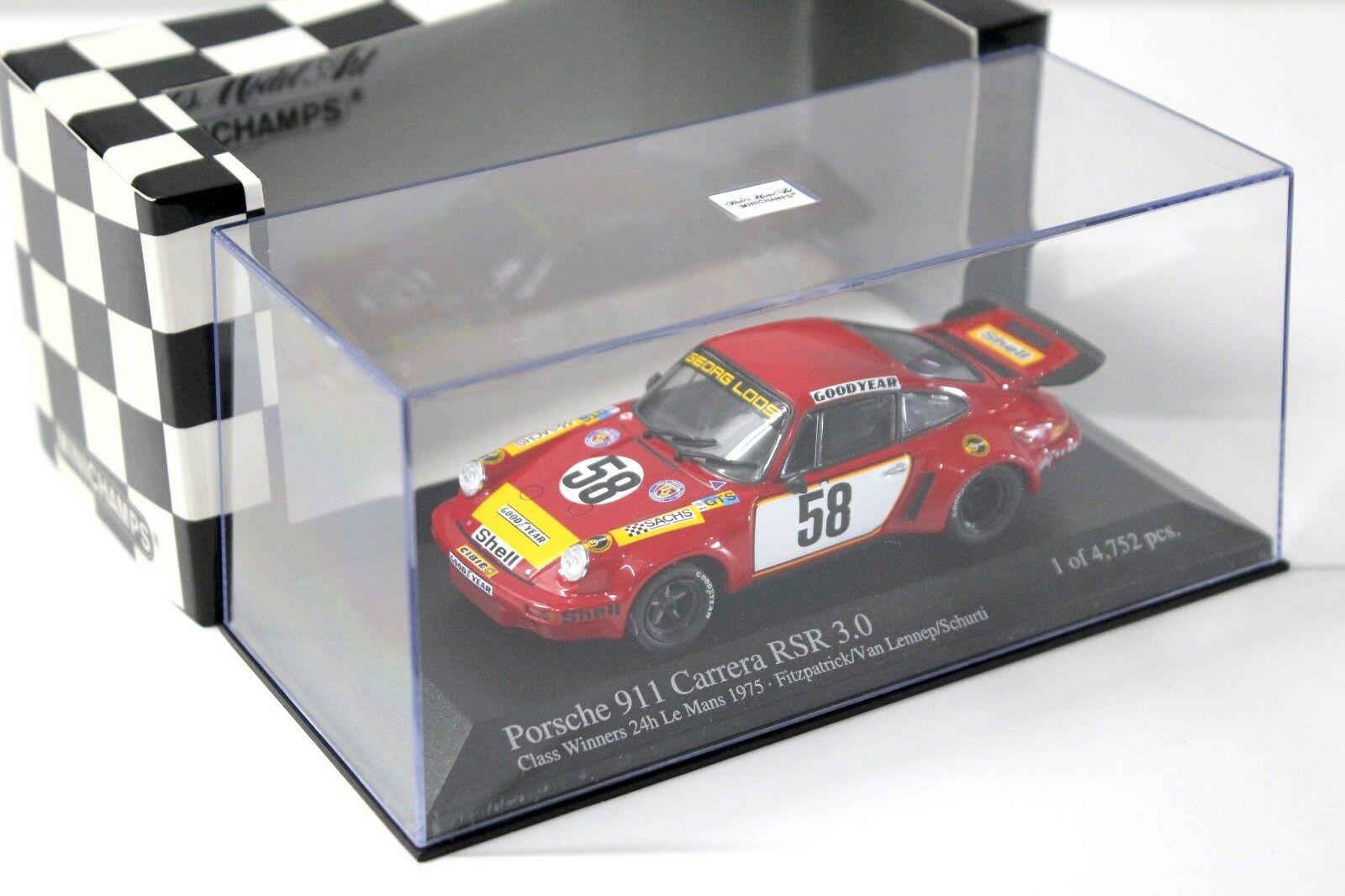 1:43 Minichamps Porsche 911 Carrera RSR 3.0 red #58