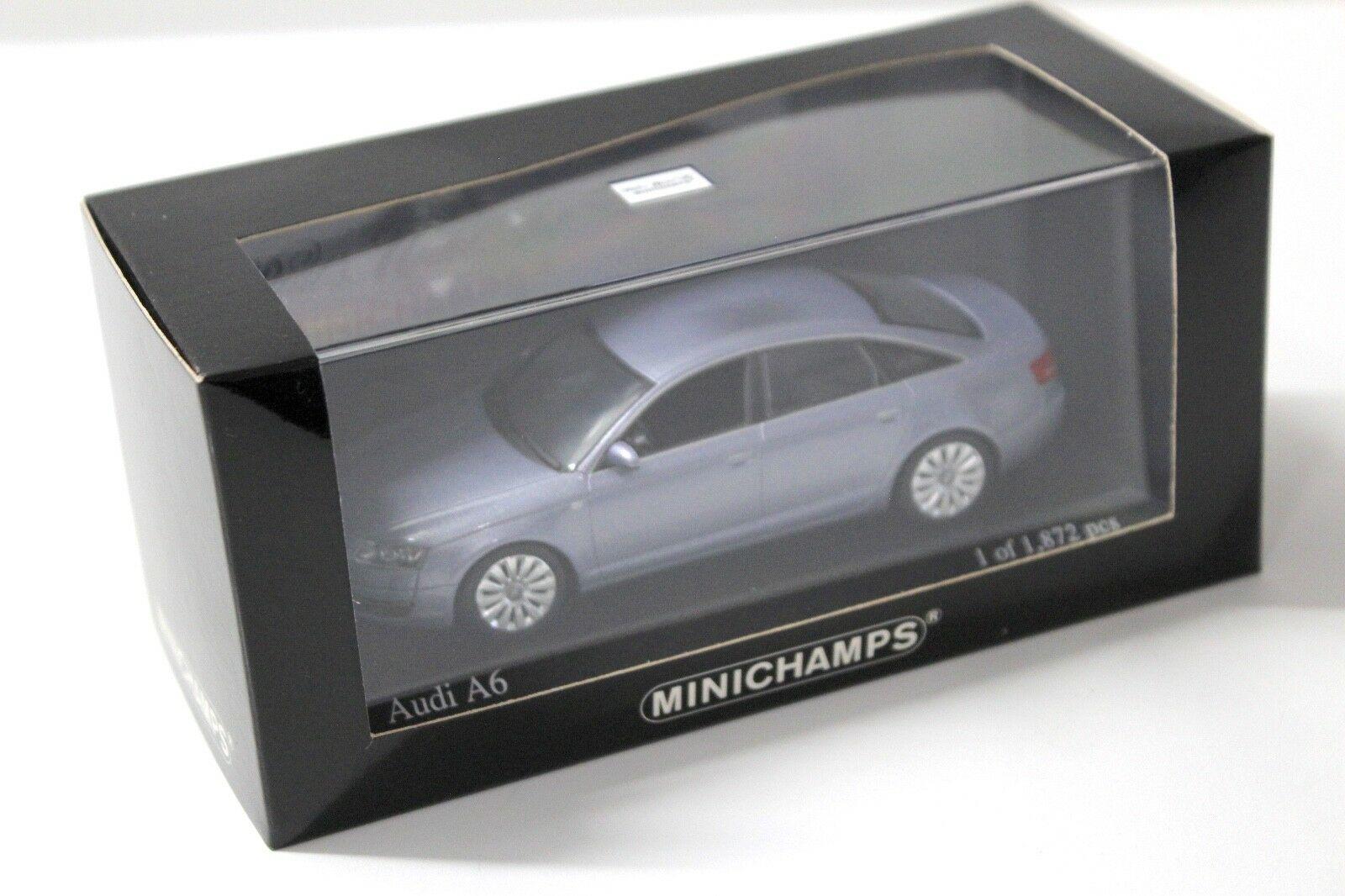 1:43 Minichamps Audi A6 Limousine (C6) Akoya silver