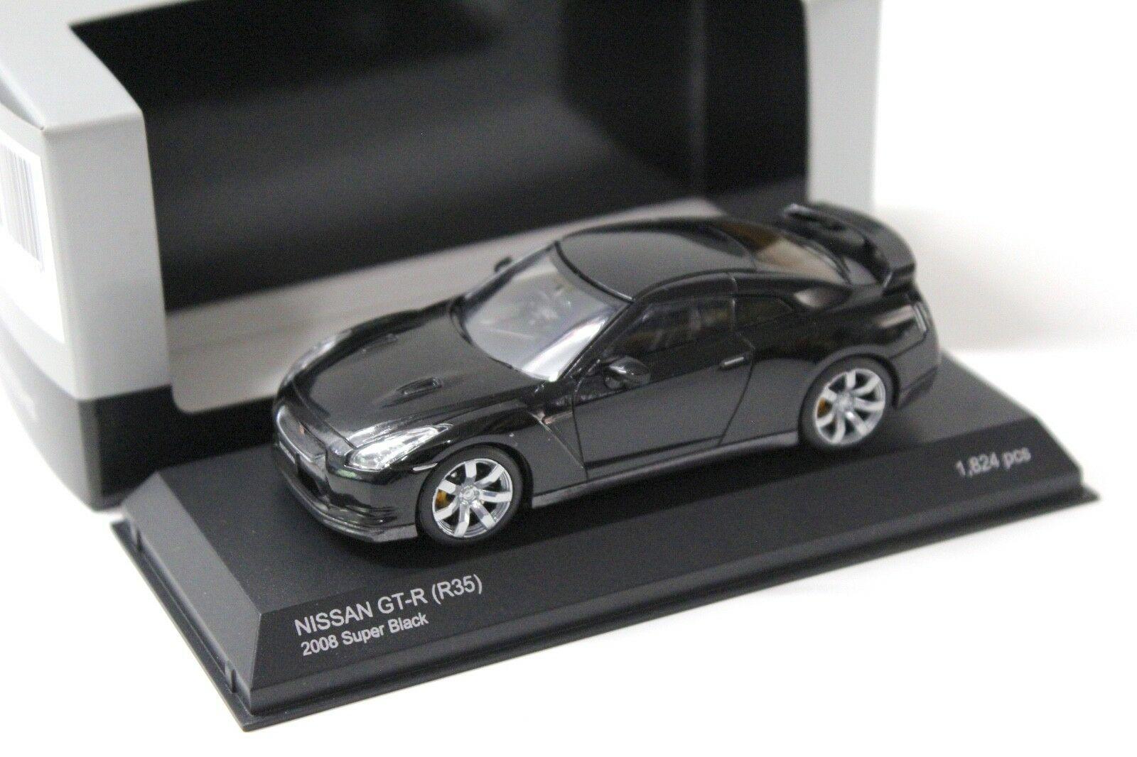 1:43 Kyosho Nissan GT-R R35 Super black 2008