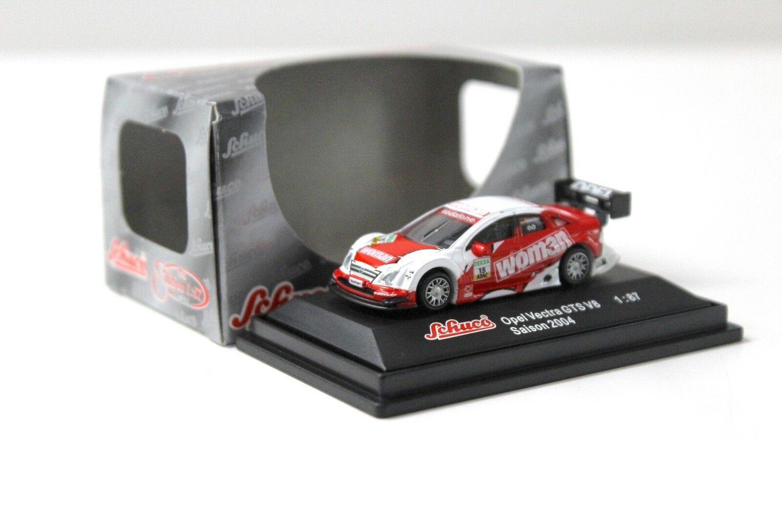 ID 42317 orig.jpg 1:87 Schuco Opel Vectra GTS V8 2004 Schneider #15 woman