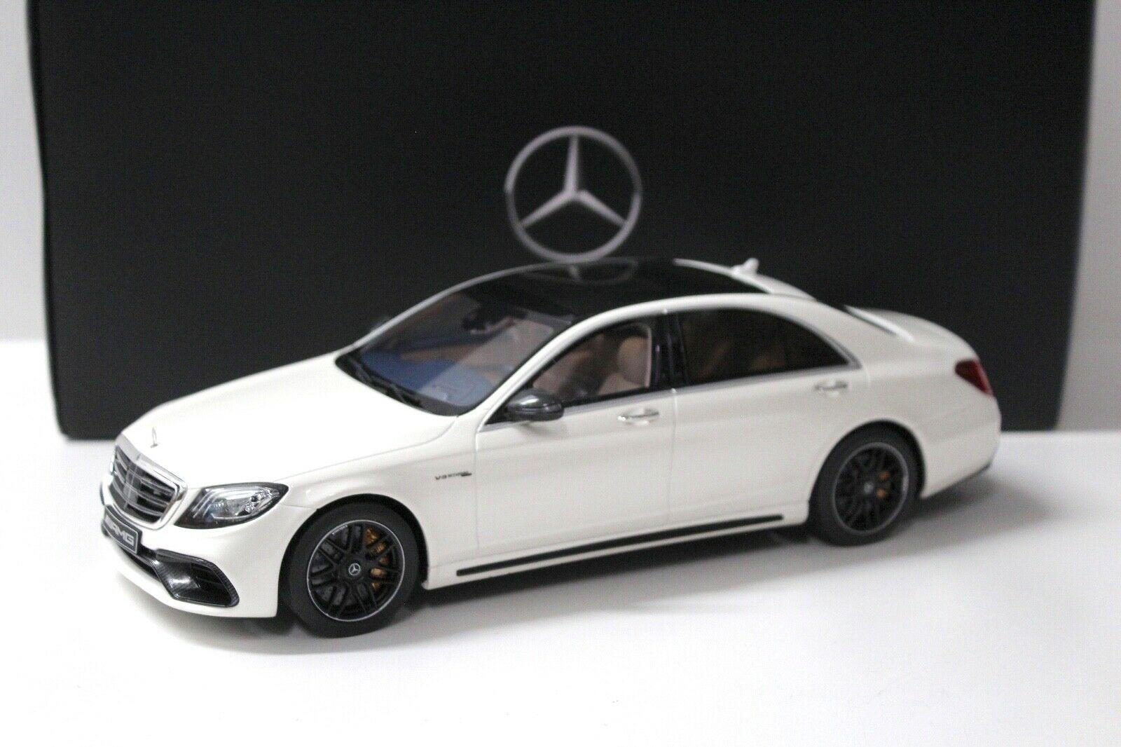 ID 43036 orig 1.jpg 1:18 GT Spirit Mercedes S63 AMG MOPF white DEALER VERSION